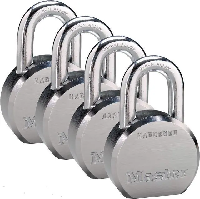 Main image of (4) High Security Pro Series Keyed Alike Padlocks 6230NKA-4 w/BumpStop Technology