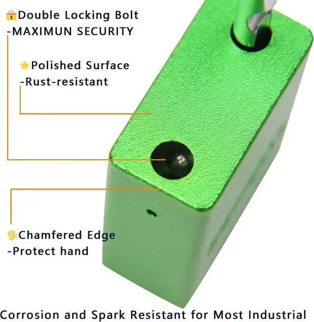 Alt view image 5 of 7 - Outdoor Padlocks - Pack of 24 Pcs Lock Keyed Different 72 Pcs Brass Key, Weatherproof, High-Security Padlocks in Vibrant Green, Long Shackle for Fence, Locker Lock, Yard,Lock-Out