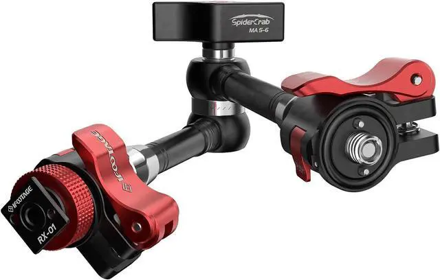 Main image of 11'' Magic Arm, Adjustable Spider Crab Magic Arm with Shoe Mount and 1/4'' & 3/8" Tripod Screw for DSLR Camera Rig/Camcorder/LCD Monitor Video Vlog Rig w/Smartphone etc - MA5-6