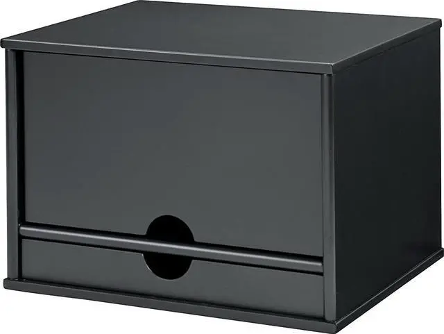Alt view image 5 of 7 - Victor Wood Midnight Black Collection, 4-Shelf Desktop Organizer, Black, (4720-5)