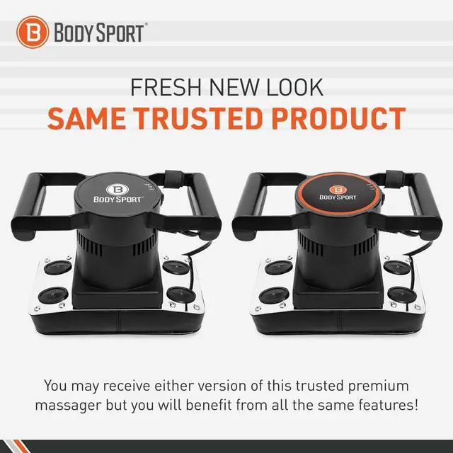 Alt view image 2 of 7 - Body Sport Therapeutic Dual Speed Professional Vibrating Massager for Pain & Aching Muscle Relief  High-Powered, Effective, Chiropractic Myofascial Release Tool