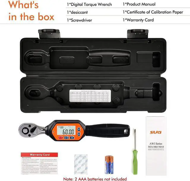 Alt view image 5 of 7 - 4th Gen Mini Digital Torque Wrench - 3/8-inch Drive with Buzzer & LED, 1.8-60 Nm (1.33-44.25 ft-lbs), High Precision Electronic Tool for Bike & Car Repairs, Calibrated for Superior Performance