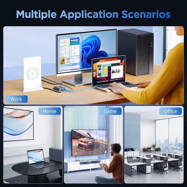 Alt view image 5 of 7 - Multi Ports Starlink Ethernet Adapter for Starlink Gen 2 Wired External Network 2 Ports Starlink Ethernet Adapter 1 to 2 [2 Devices Networked Simultaneously] - Up to 1 Gbps