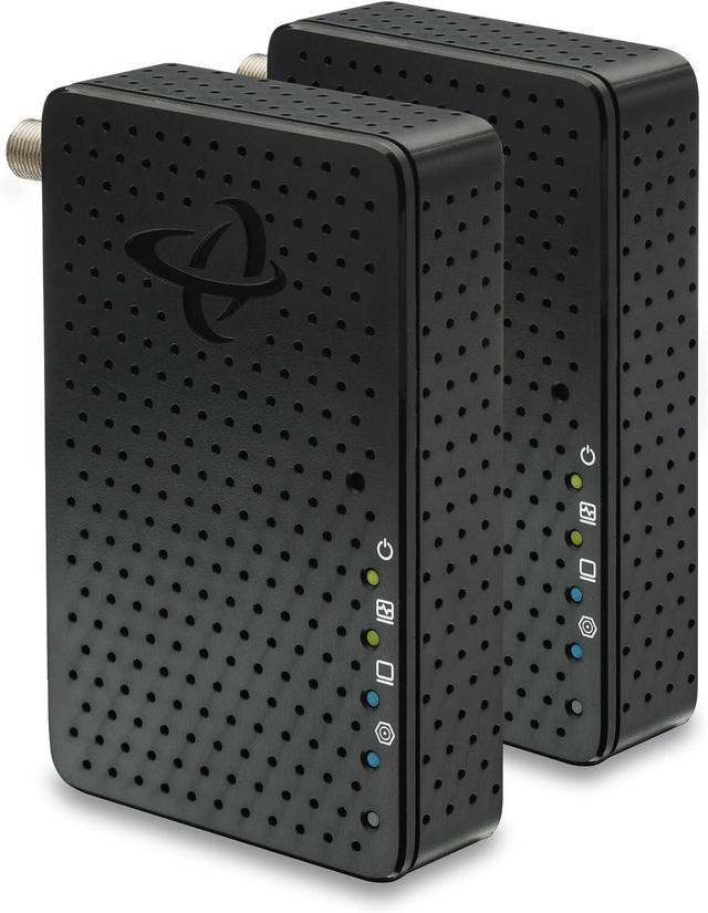 Main image of MoCA 2.5 Adapter for Ethernet Over Coax | 2.5 Gbps Ethernet, Coaxial to Ethernet Adapter, Enhanced Streaming, Compact Size, Works with Any Ethernet Device/Router (2-Pack 2.5GigE) | Model# HTEM5