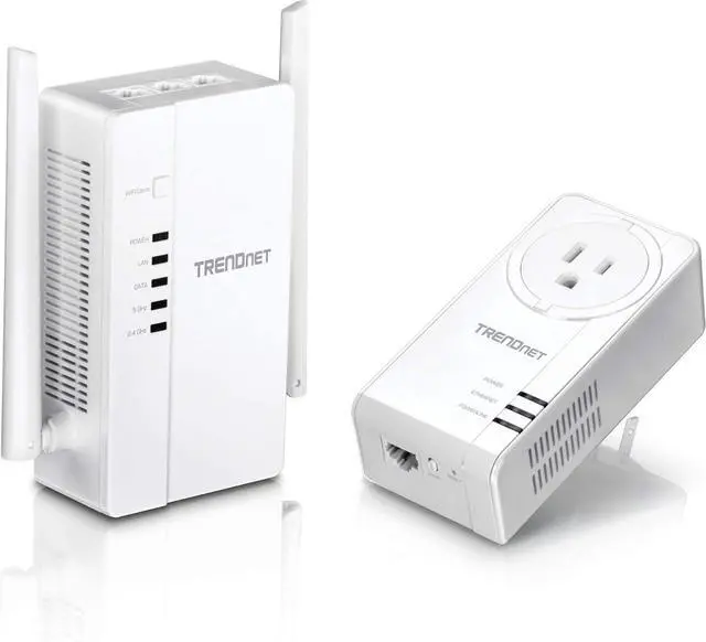 Main image of TRENDnet Wi-Fi Everywhere Powerline 1200 AV2 Dual-Band AC1200 Wireless Access Point Kit, Includes 1 x TPL-430AP and 1 x TPL-423E, 3 x Gigabit Ports, Easy Installation, White, TPL-430APK