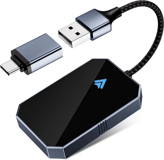 Main image of Android Auto Wireless Adapter for OEM Factory Wired Android Auto Car, Stable and Fast Convert Wired to Wireless Control Dongle, Plug & Play No Latency Easy Setup Fit for Android 11+ & Cars from 2017