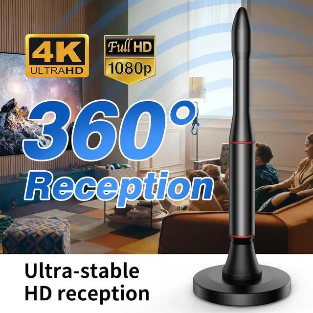 Alt view image 2 of 6 - TV Antenna for Smart TV,Digital TV Antenna for Smart TV,HD Indoor TV Antenna, Antenna TV Digital HD Indoor,Television Antenna Perfect Long Range Reception for 4K 1080P Channels.
