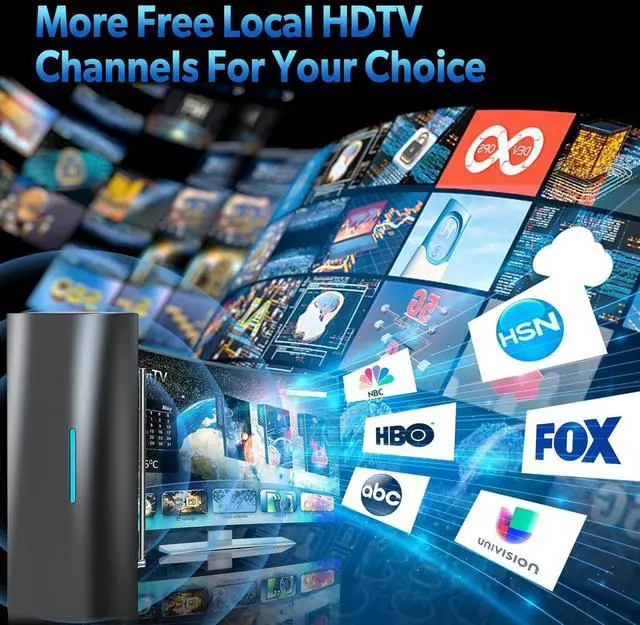 Alt view image 4 of 7 - 1600+ Miles Range Strongest TV Antenna, Digital TV Antenna for Smart TV Indoor with Amplifier and Signal Booster, HD Antenna for TV Outdoor for Local Channels-Support 8K, 4K, 1080P - 36ft Coax Cable