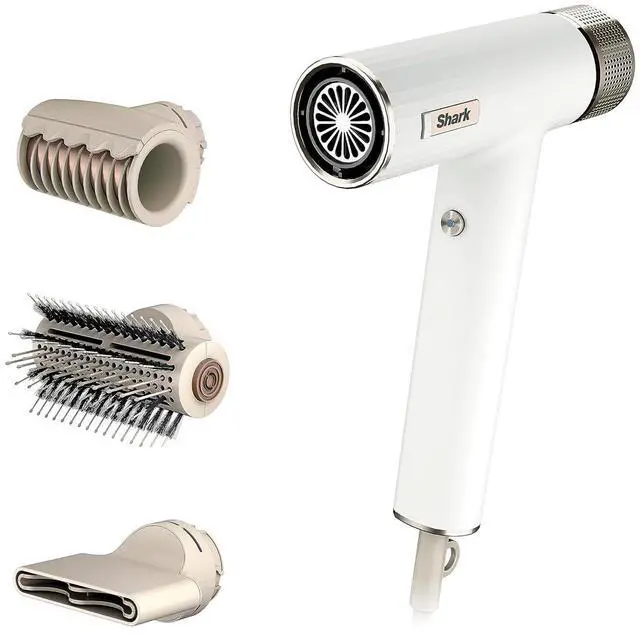 Main image of Hair Dryer SpeedStyle RapidGloss Finisher and High-Velocity Dryer, Ionic Hair Blow Dryer with IQ Speed Styling and Drying Suite, No Heat Damage, Best for Straight and Wavy Hair, Silk, HD331