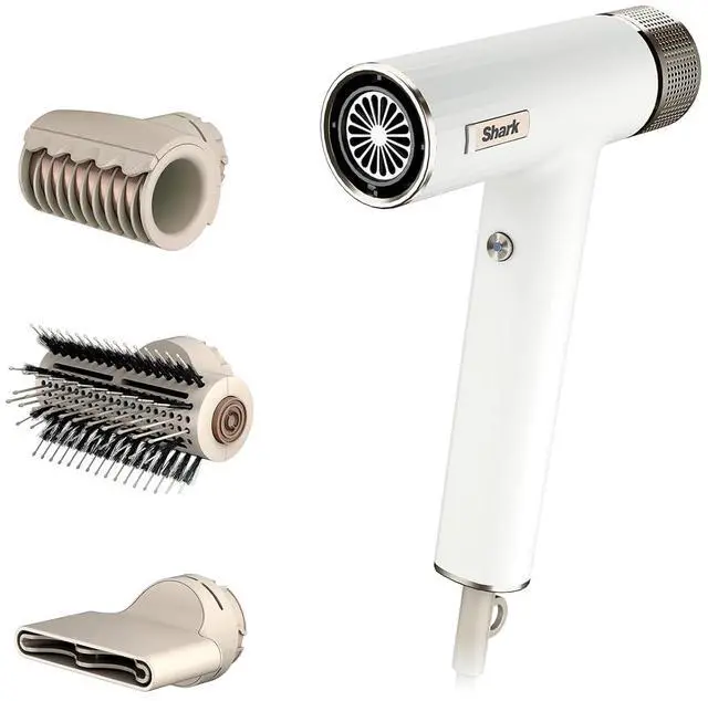 Alt view image 4 of 7 - Hair Dryer SpeedStyle RapidGloss Finisher and High-Velocity Dryer, Ionic Hair Blow Dryer with IQ Speed Styling and Drying Suite, No Heat Damage, Best for Straight and Wavy Hair, Silk, HD331