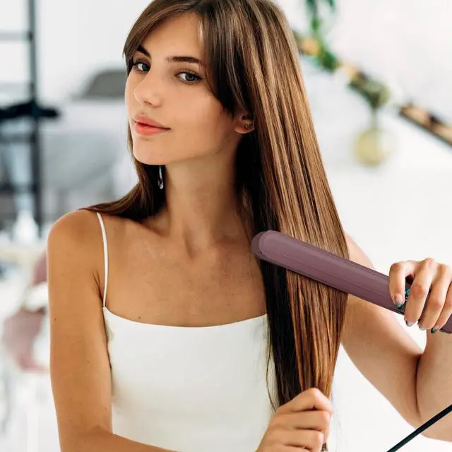 Alt view image 6 of 6 - Limited Edition Bundle | INFINITIPRO by CONAIR Hair Dryer with Diffuser - and - Conair Double Ceramic 1-inch Digital Flat Iron | Plum |  Exclusive