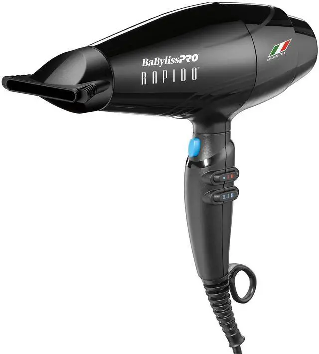 Main image of Nano Titanium Italian Rapido Hair Dryer - Professional, Lightweight 2000 Watt Blow Dryer