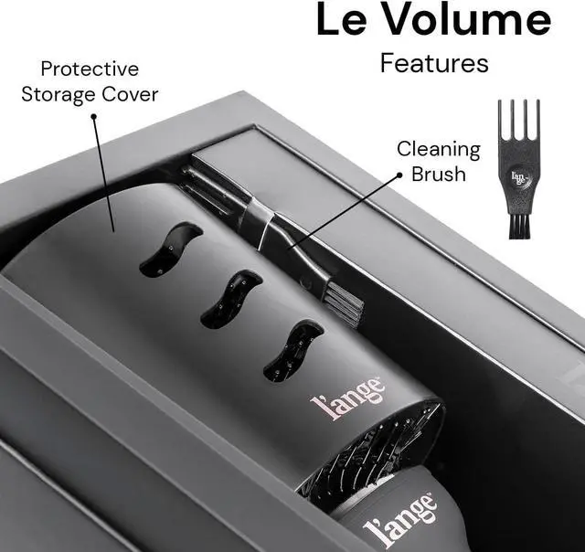 Alt view image 6 of 6 - HAIR Le Volume 2-in-1 Titanium Blow Dryer Brush | Hot Air Brush in One with Oval Barrel | Hair Styler for Smooth, Frizz-Free Results for All Hair Types (Black - 75 mm)