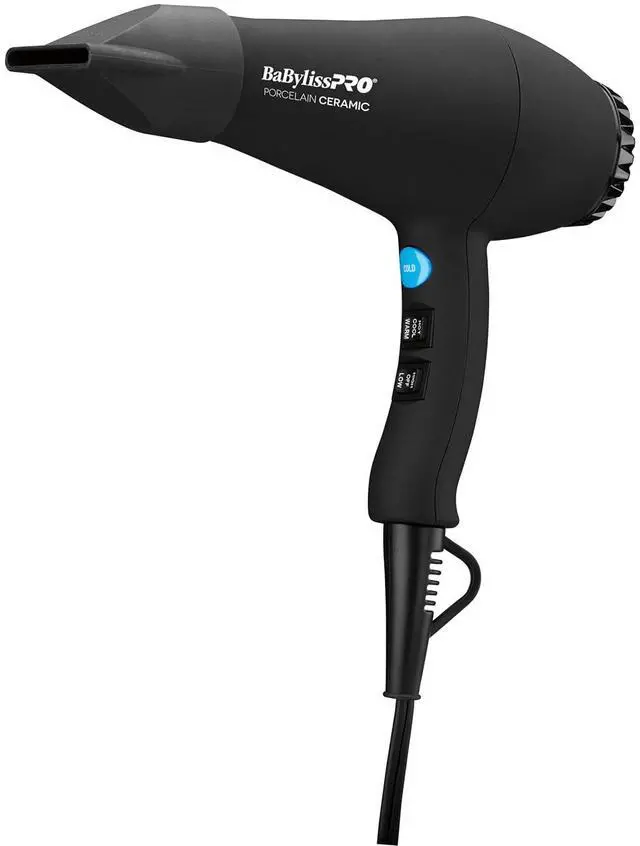Alt view image 3 of 5 - Porcelain Ceramic Carrera Professional Hair Dryer 1900 watts/Ionic