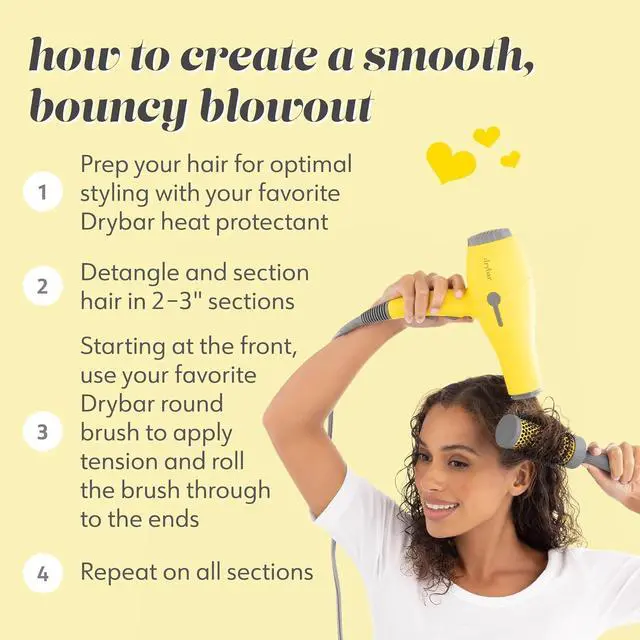 Alt view image 4 of 5 - Buttercup 1875W Blow Dryer | Fast, Even Drying Hair Dryer with Ionic Technology for Smooth, Shiny Blowouts & Reduced Frizz