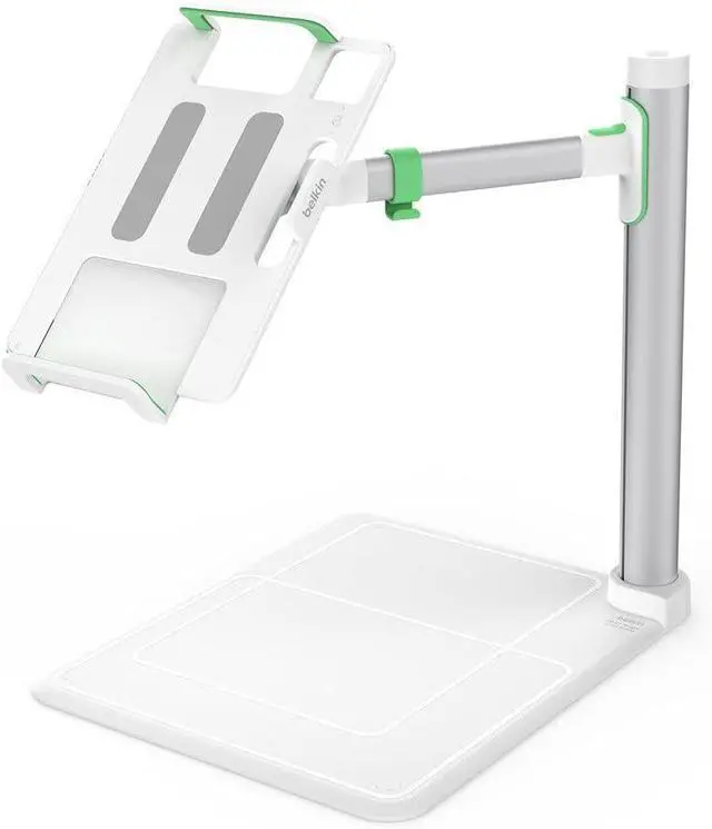 Alt view image 3 of 7 - Tablet Stage Stand For Presenters, Lecturers & Teachers- Adjustable & Portable Tablet Holder Designed For Schools & Classrooms - For iPad, iPad Pro, iPad Mini, Galaxy S4, Surface Pro & More