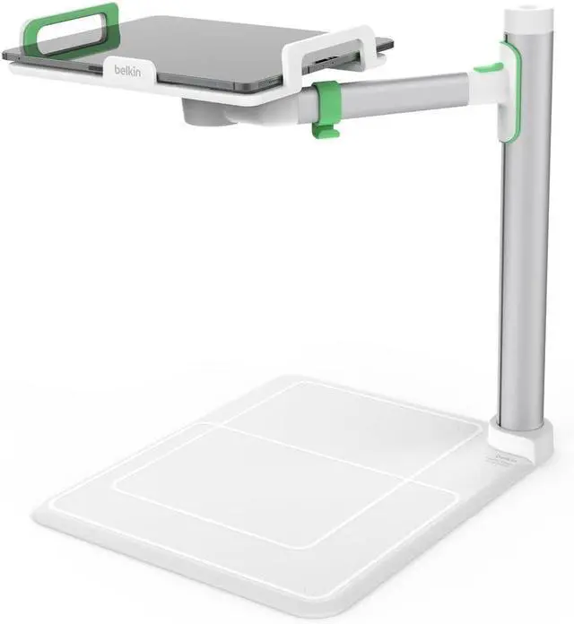 Alt view image 4 of 7 - Tablet Stage Stand For Presenters, Lecturers & Teachers- Adjustable & Portable Tablet Holder Designed For Schools & Classrooms - For iPad, iPad Pro, iPad Mini, Galaxy S4, Surface Pro & More