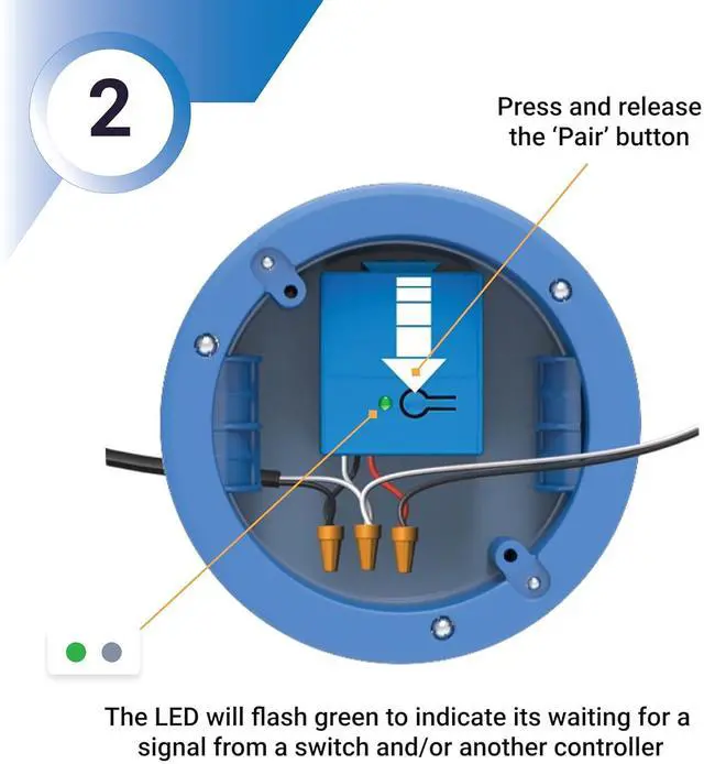 Alt view image 6 of 7 - Single-Pole On/Off Wireless Switch and Receiver Kit - Decorator-Style Switch, White