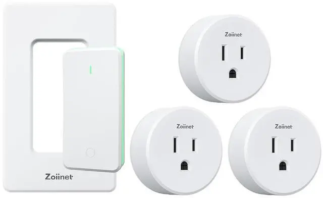 Main image of Control Outlet Plug Switch, Buckle Design & Removable Wireless Light Switch, 300 ft, 15A/1500W, Programmable, for Household Appliances(3 Pack)