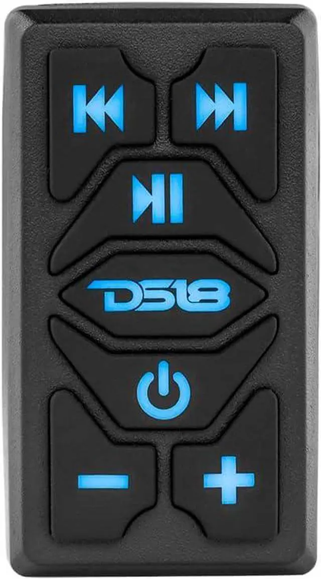 Alt view image 4 of 7 - DS18 RKS-BT Waterproof Bluetooth Marine Rocker Switch Audio Streamer with Controls - Built-in Wireless BT Audio Receiver - Stereo 2.5v Pre-Out RCA - Universal Rocker Switch Mount