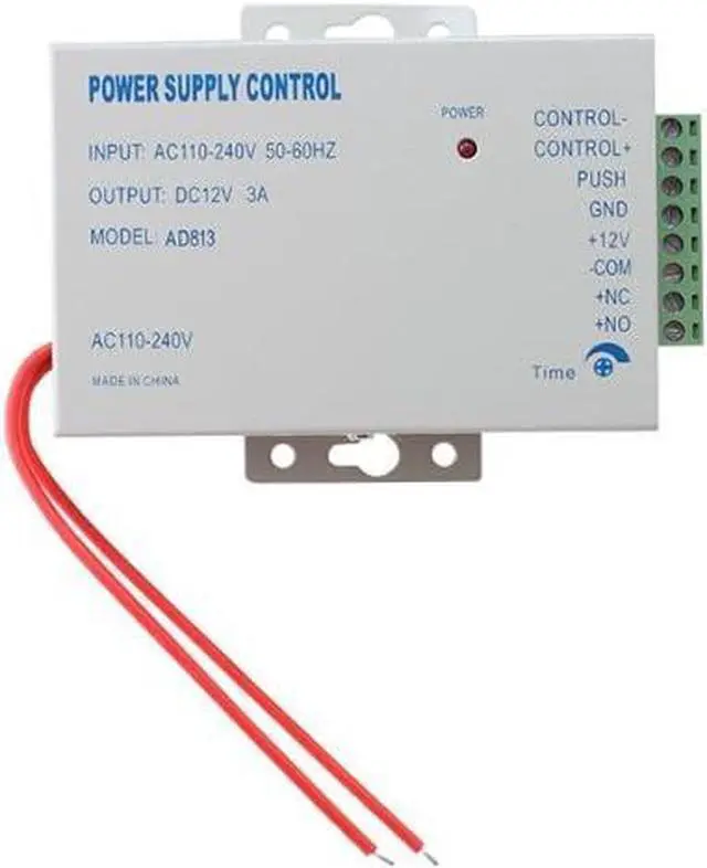 Alt view image 3 of 7 - Door Access Control System Kit, Home Security System with 280kg 620LB Electric Magnetic Lock 110-240V AC to 12v DC 3A 36w Power Supply Proximity Door Entry keypad 10 Key Fobs EXIT Button