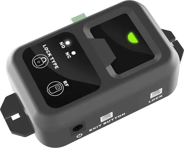 Alt view image 4 of 7 - Access Control Inswinging Door 600Lbs Electromagnetic Lock Kit with Bracket Remote Control