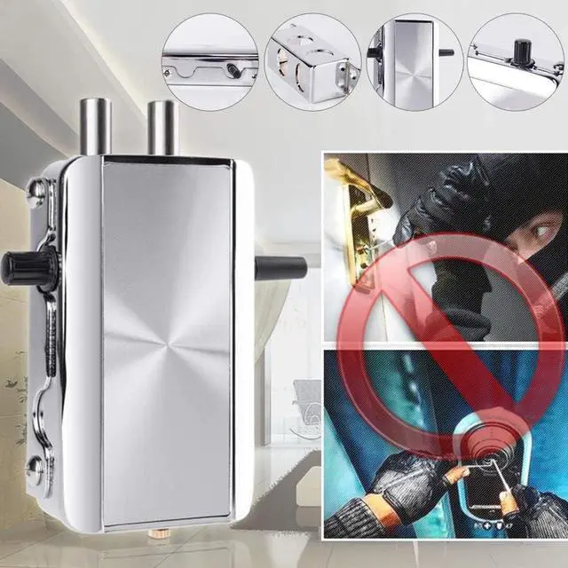 Alt view image 6 of 7 - Ritammi, Remote Control Electronic ligent Door Lock, Smart Wireless Anti-Theft Home Security Keyless Deadbolt Access Control System with 4 Remote Control