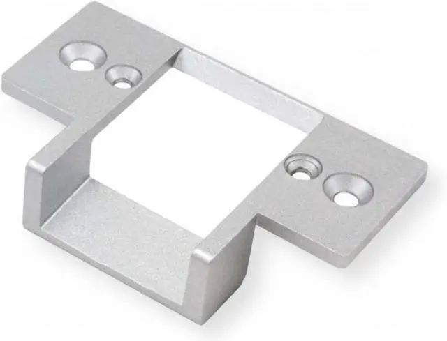 Alt view image 2 of 5 - SD-991A-D1Q Mini No-Cut Electric Door Strike For Indoor Use, Converts Cylindrical Lock Sets Into an Electronic Access-controlled Locking System, Stainless Steel Keeper