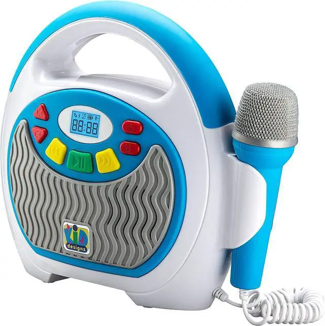 Alt view image 3 of 7 - Mother Goose Club Bluetooth Sing Along Portable MP3 Player Real Mic 24 Songs
