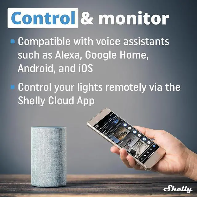 Alt view image 4 of 7 - Shelly Plus Wall Dimmer UL, Smart Switch, Wi-Fi & Bluetooth, 4 Pack | UL, WiFi Smart, Bluetooth Gateway, Compatible with Alexa, Home Assistant & Google, No Hub Required, Dimmable Lights