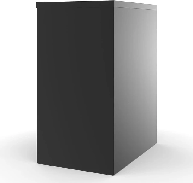 Alt view image 4 of 7 - 2-Drawer Vertical Letter Size File Cabinet, Lockable, Black