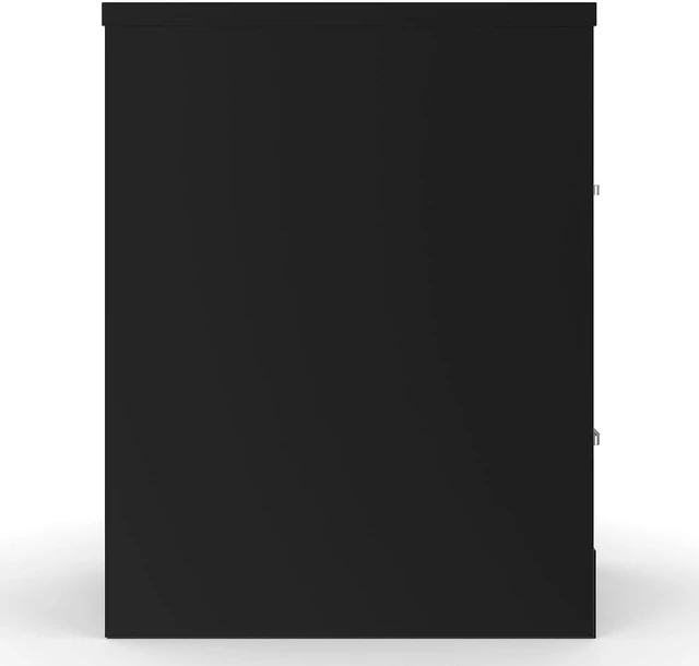 Alt view image 5 of 7 - 2-Drawer Vertical Letter Size File Cabinet, Lockable, Black