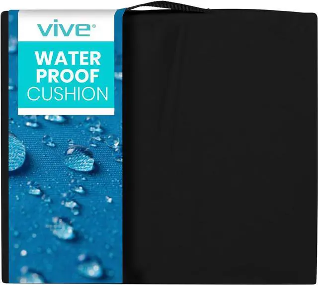 Main image of Waterproof Wheelchair Cushion for Pressure Relief (18x16x3) - Washable Cover Incontinence Protection for Elderly Adults & Seniors - Memory Foam Gel Pad for Recliners, Office Chairs, Car
