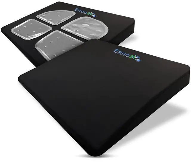 Main image of LiquiCell Sports Wheelchair Cushion, Pressure Relief Seat Cushion for Seniors, Obese, Office Chair, Car! Bye Bye Tailbone & Back Pain as LiquiCell Improves Blood Flow by 150%! Made in USA
