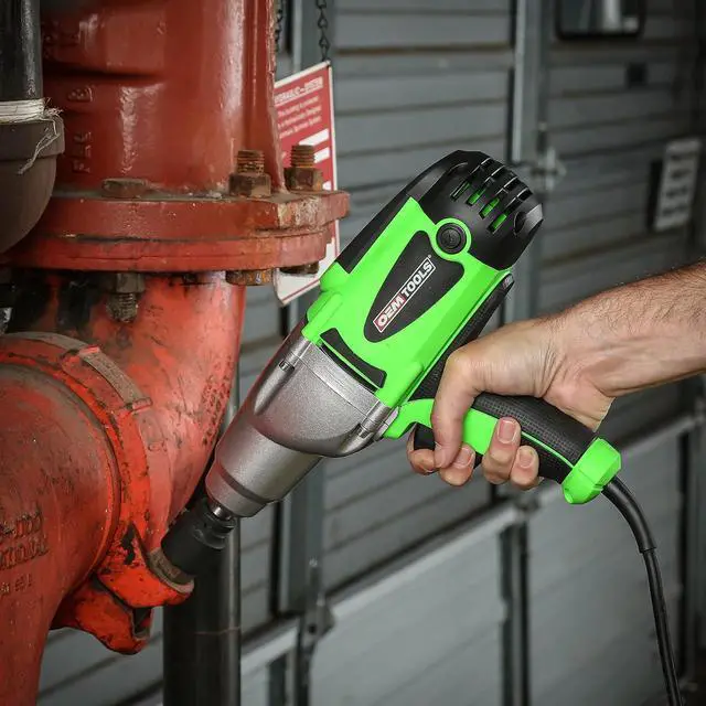 Alt view image 6 of 6 - 24666 1/2 Drive Heavy Duty Impact Wrench, Corded 120v Impact Driver for Lug Nuts, Home Repairs, Automotive Maintenance, 8.5 Amp Electric Wrench, 400 Ft/Lb Maximum Torque