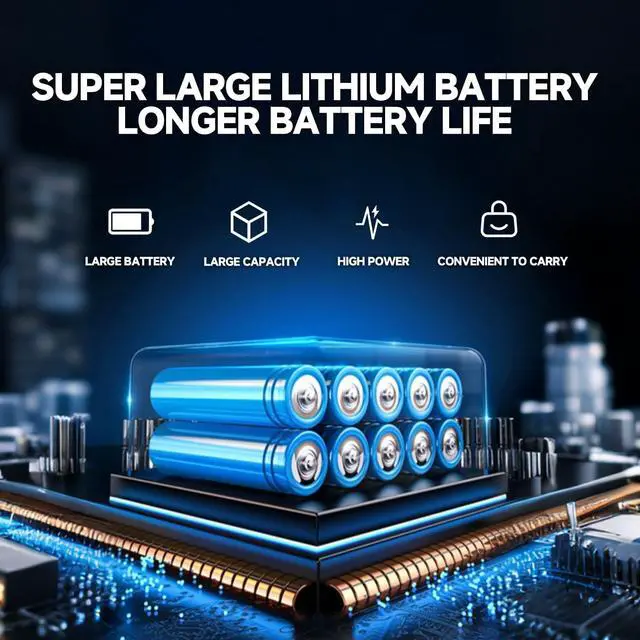 Alt view image 5 of 6 - Rhovixster 1/2 Impact Gun, Cordless Impact Wrench Set, 1/2 Torque Impact, Brushless Motor High Torque Impact Guns with Battery and Charger