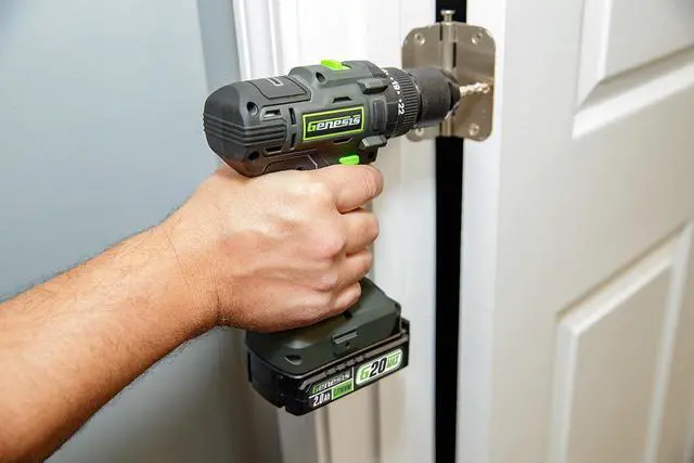 Alt view image 2 of 6 - 20V 1/2" Cordless Drill with Battery and Charger, Metal Ratcheting Chuck, 450 in-lbs, 2.0Ah Battery and Charger (GLCD2012B)