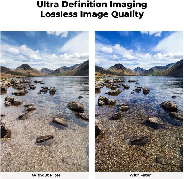 Alt view image 3 of 7 - 82mm Circular Polarizers Filter & MC UV Protection Filter Kit (2 pcs) with Up & Down Lens Cap, 28 Multi-Layer Coatings HD CPL/UV Filter Set for Camera Lens (Nano-X Series)