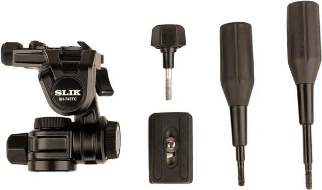 Alt view image 4 of 7 - SH-747FC 3-Way Pan Head w/Friction Control and Arca-Type Quick Release Plate-747FC 3-Way Pan Head w/Friction Control and Arca-Type Quick Release Plate, Black (618-840)