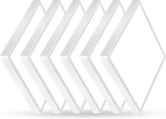 Main image of 12 Inch 6PK Square LED Flush Mount Ceiling Light, 30W, 3000LM, 3000K/4000K/6000K CCT Selectable, LED Flat Panel Low Profile Ceiling Light Fitures for Hallway, Kitchen, Bedroom, Laundry Room