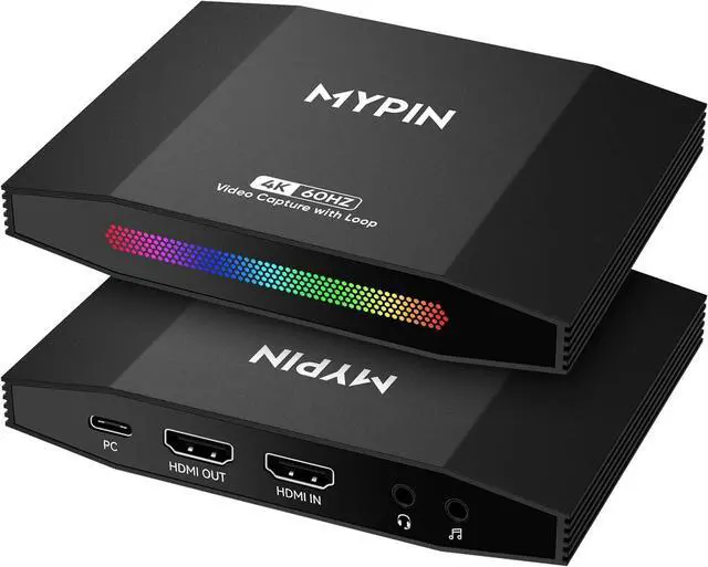 Main image of 4K 60fps HDMI Video Game Capture and Passthrough Support HDR & VRR,1080P 120fps Capture for Games Console Live Streaming and Video Recording in 4K