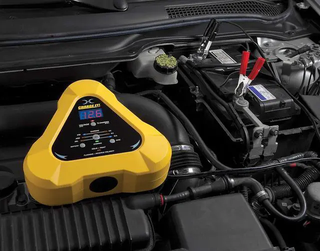 Alt view image 3 of 3 - CHARGE IT! 4512 12 Volt 12 Amp Fully-Automatic Smart Battery Charger, Battery Maintainer, and Desulfator