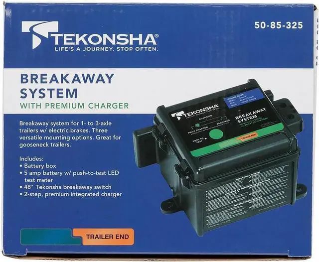 Alt view image 2 of 6 - 50-85-325 Shur-Set III Breakaway System with LED Test Meter, Battery, Switch and Charger