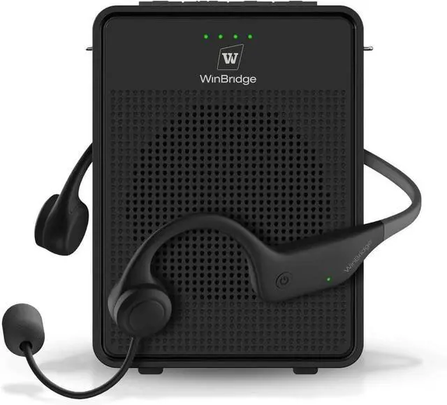 Main image of Voice Amplifier Wireless Ear-Hook Headset Microphone, Original Sound Portable Microphone and Speaker Pa System, 15W Speaker with Noise Cancelling Bluetooth Mic for Teachers, Fitness, Elderly B007