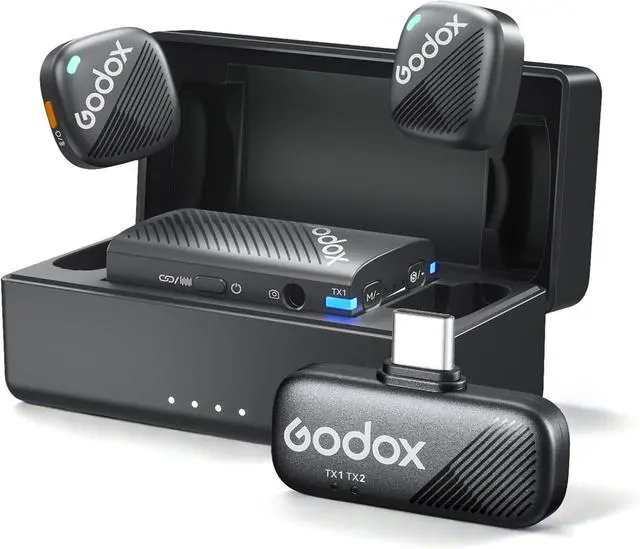 Main image of Cube-C Comb Kit2 Wireless Lavalier Microphone for Camera/iPhone15&16/Android/PC, 300m(1000ft.) Range, 48KHz 24Bit, Noise Cancellation,10H Battery Life, Wireless Mic for Vlog, TikTok, Interview