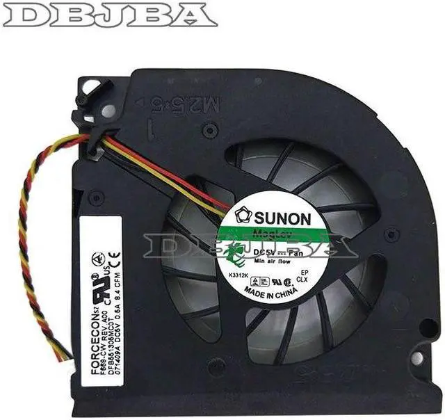 Alt view image 5 of 6 - DBTLAP Laptop CPU Fan for Acer Extensa 5210 5220 5420 5420G 5230E 5230Z 5230 TM5520 TM5530 TM5710 5100 5520G 5930 5330 5930G 5630G 5430 Series 3pin DFS551305MC0T F703