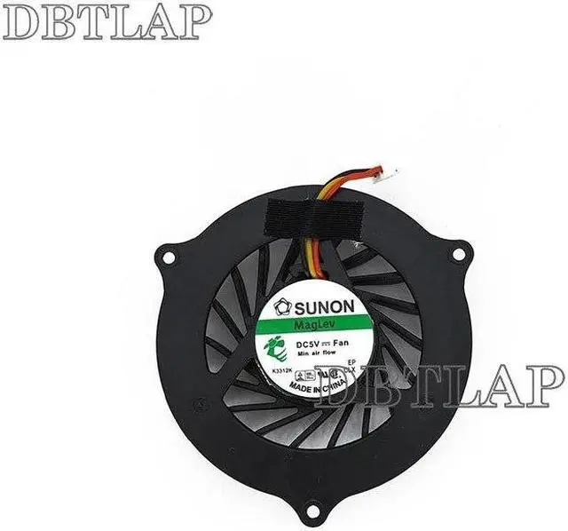 Alt view image 3 of 6 - DBTLAP Laptop CPU Fan Compatible for HP DV2000 V3000 DV2200 DV2300 DV2400 DV2700 KSB0505HA 3 PIN Compatible for AMD CPU Fan
