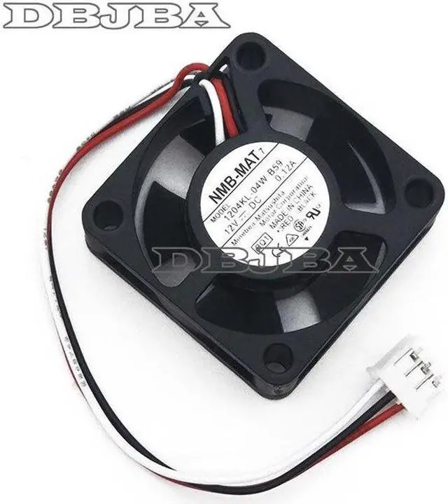 Alt view image 3 of 6 - DBTLAP For NMB 1204KL-04W-B59 30 x10mm Wired Router Cooler Cooling Fan 12V 0.12A 3Pin