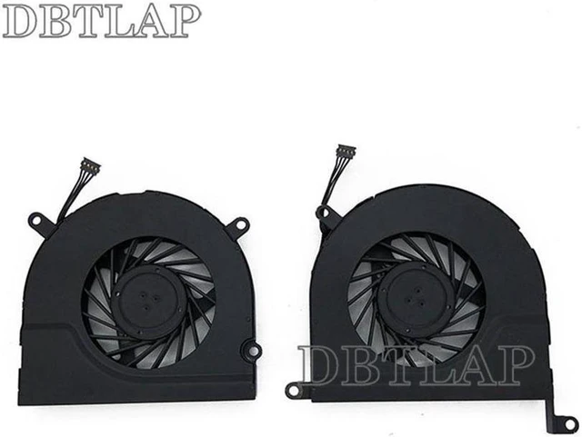 Alt view image 2 of 6 - DBTLAP Laptop CPU Fan for Apple MacBook Pro Unibody A1297 MC226 MC227 17" Left & Right CPU + GPU Cooling Fan 661-5044 661-5043 MG45070V1-Q020-S99 KSB0605HC 8L99