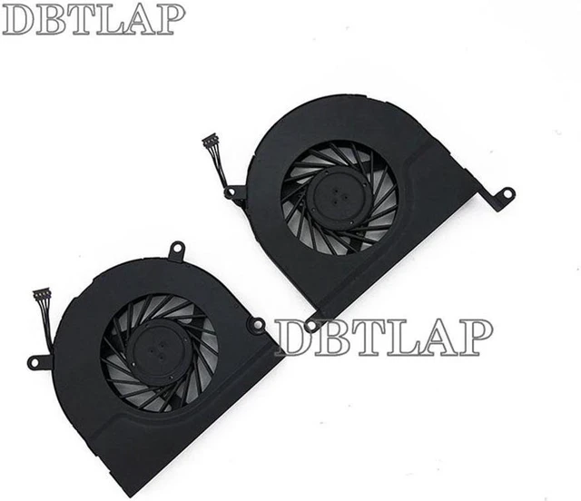 Alt view image 5 of 6 - DBTLAP Laptop CPU Fan for Apple MacBook Pro Unibody A1297 MC226 MC227 17" Left & Right CPU + GPU Cooling Fan 661-5044 661-5043 MG45070V1-Q020-S99 KSB0605HC 8L99